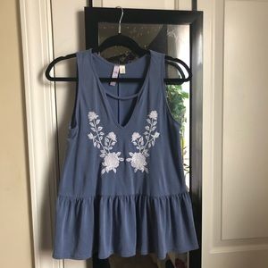Soft Peplum Tank
